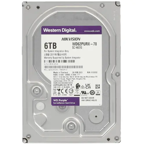 Жёсткий диск Western Digital Purple 6