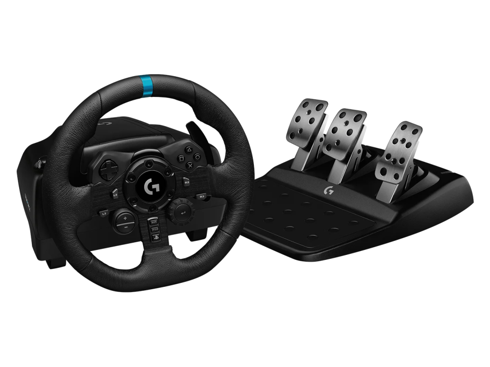 Игровой руль Logitech G923 True Force с педалями