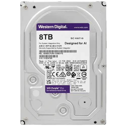 Жёсткий диск Western Digital Purple 8